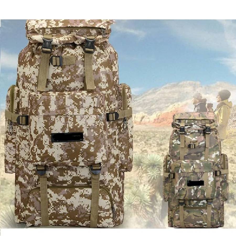 JG20375526 Camouflage Camping/ Hiking Bag 70cm x 45cm