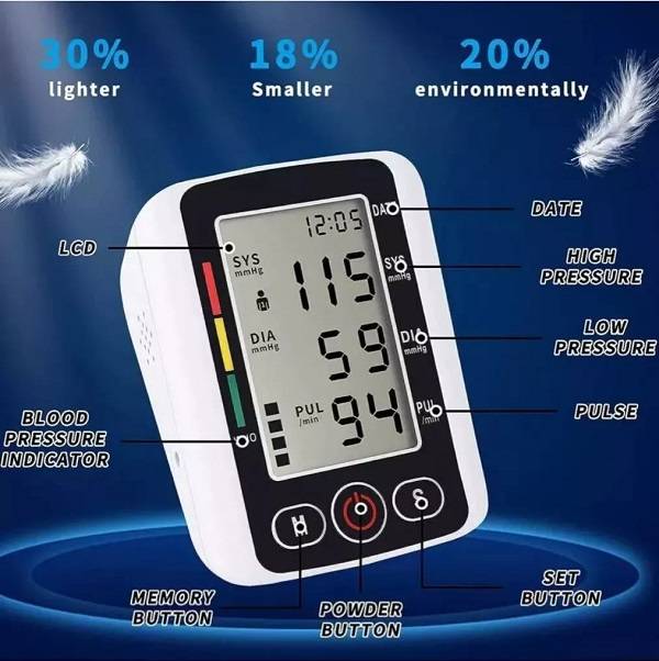 Wolulu AS-32503 Large Screen Blood Pressure  Monitor