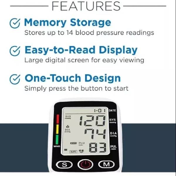 Wolulu AS-32503 Large Screen Blood Pressure  Monitor