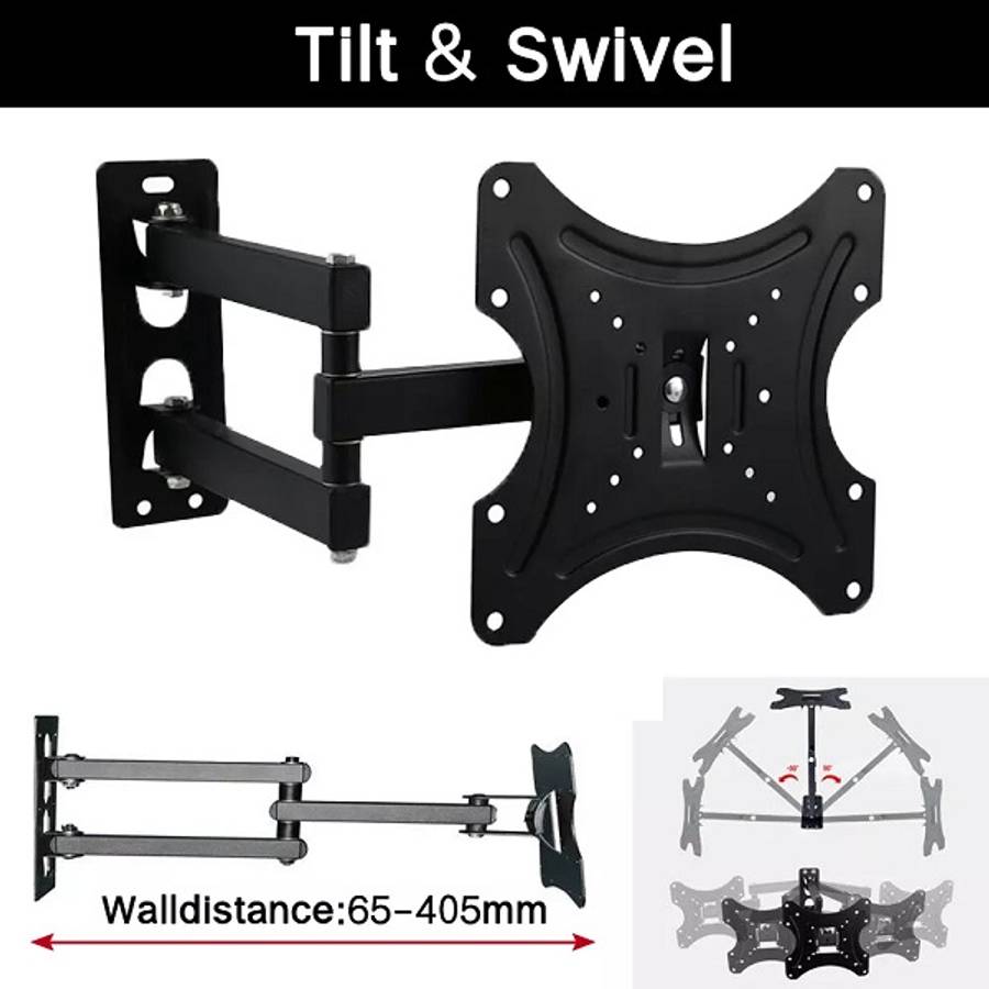 Wall Mount Swivel TV Bracket 14-42 Inch