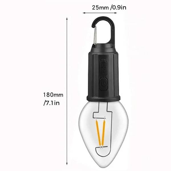 Wolulu AS-32773 Three Gear Hanging Hook Camping Light