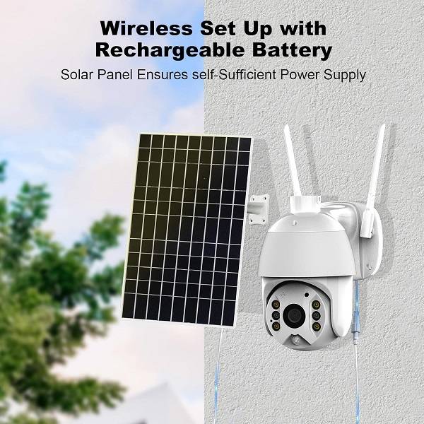 S10-WiFi 7.8W Solar Powered Surveillance Camera With Voice Monitor And PIR