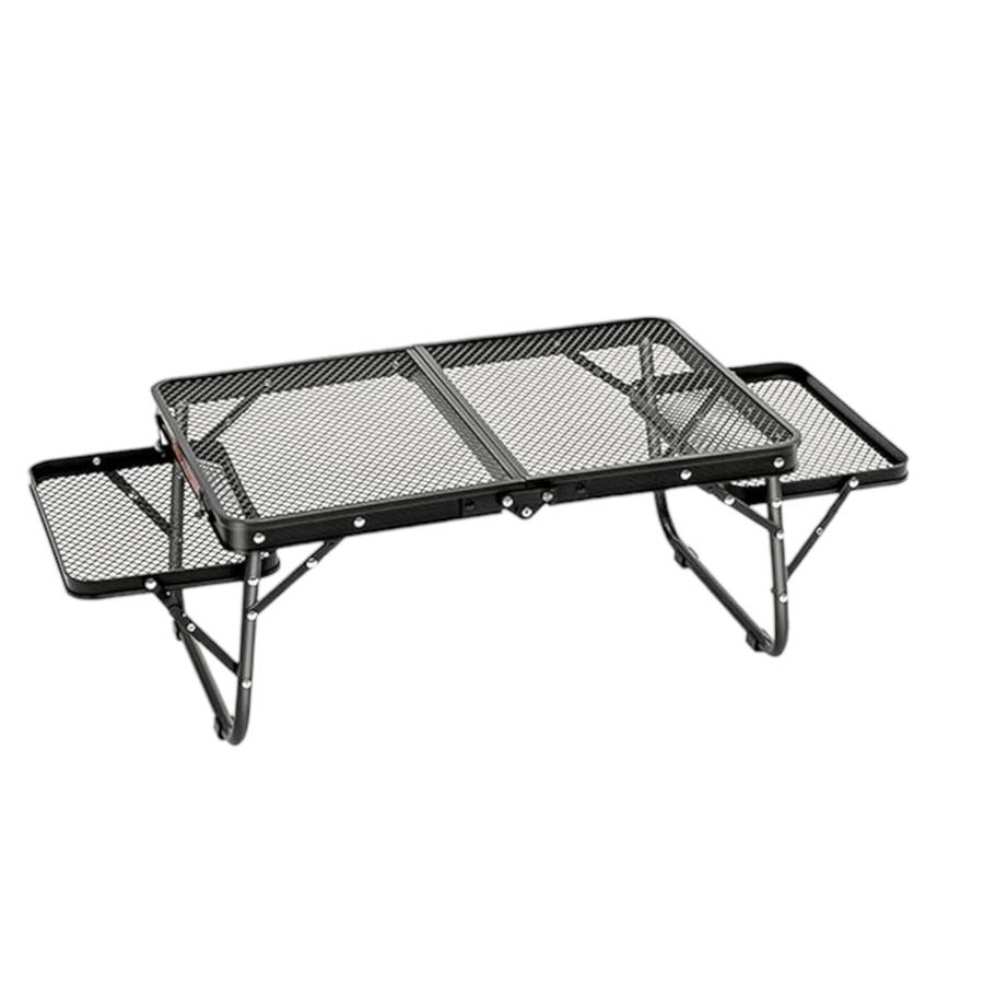 JG20375697 Portable Folding Camping Table with Side Trays