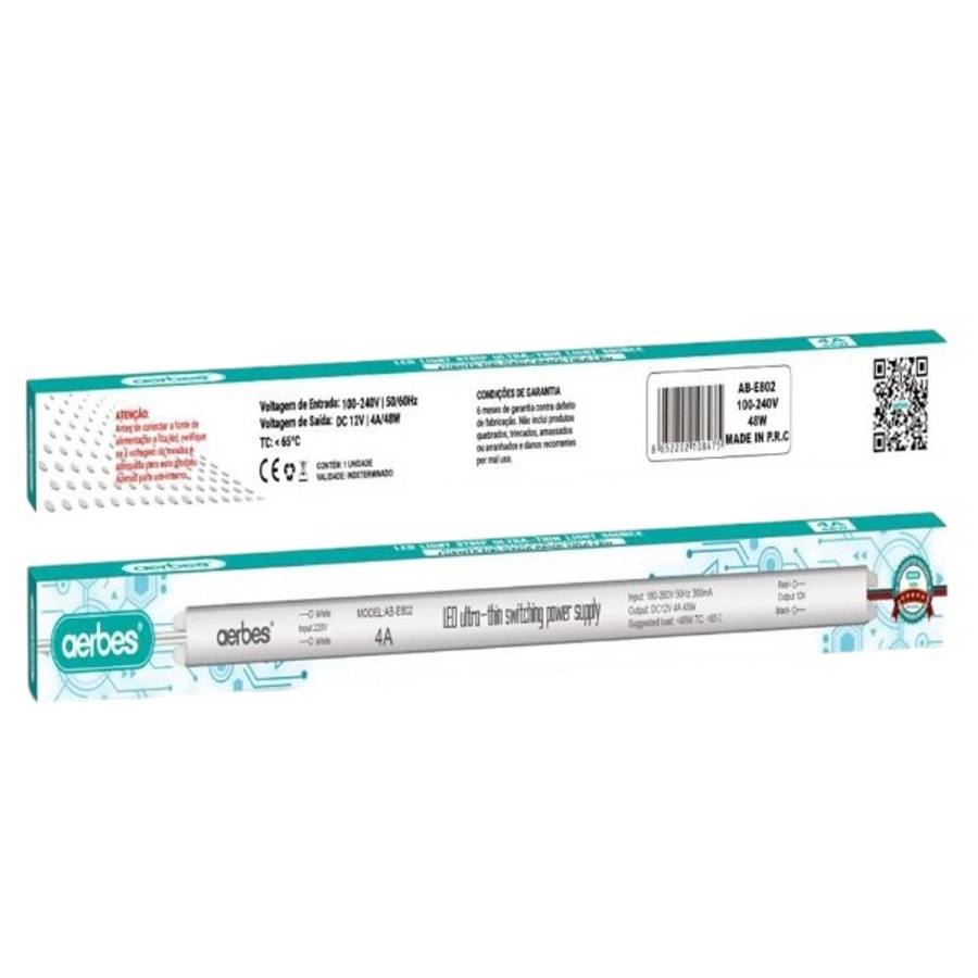 Aerbes AB-E802 LED 48W Ultra-Thin Switching Power Supply