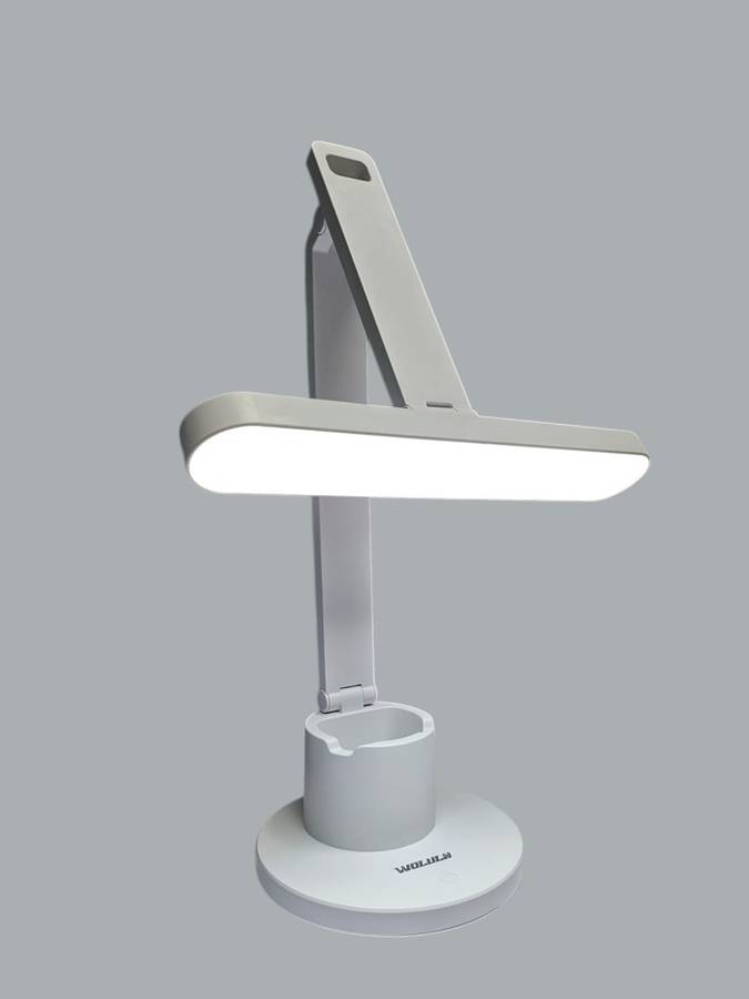 Wolulu AS-51066 Foldable Rechargeable LED Desk Lamp With Phone Holder