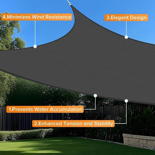 Xufu JG20375686 Rectangle Sunshade Canopy 2m x 3M
