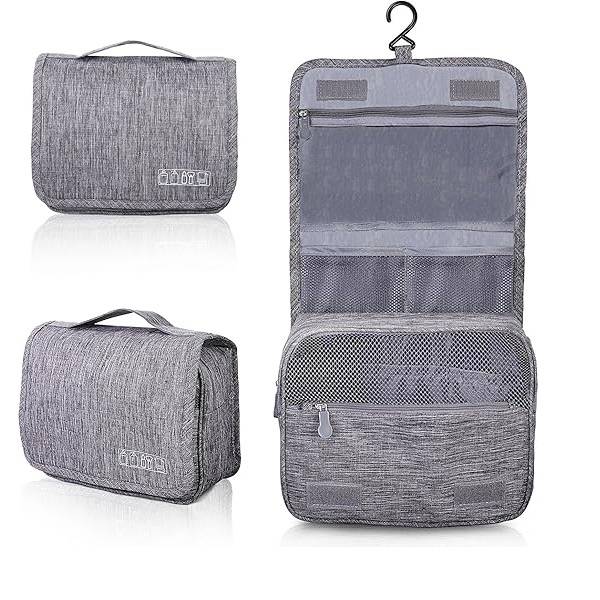 Xufu JG20375681 Hanging Travel Toiletry Bag with Hook