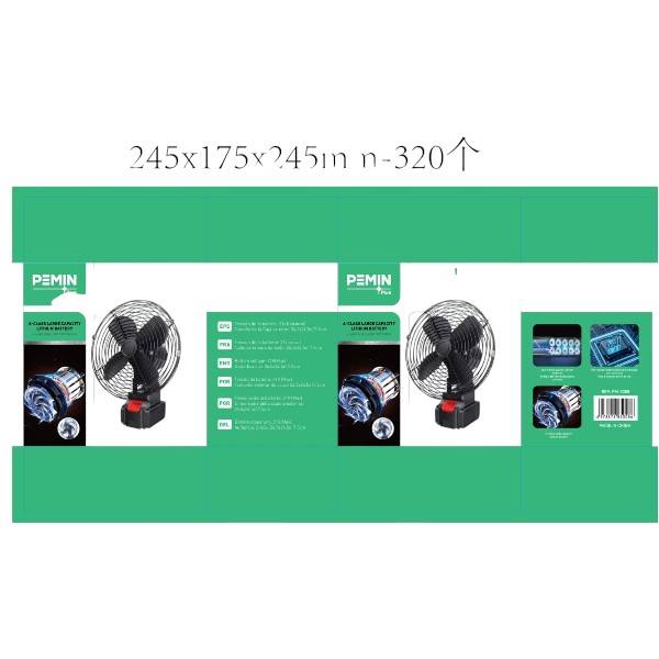 Pemin PM-143 Oscillating Rechargeable Lithium Battery Fan