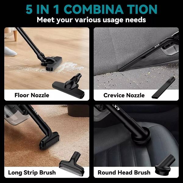 VND9043 Brushless Motor Lithium 62V Battery Rechargeable Vacuum Cleaner 400W