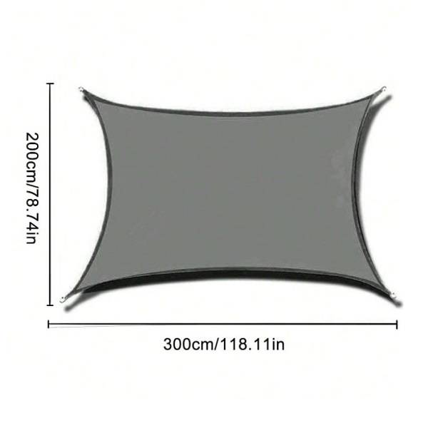 Xufu JG20375686 Rectangle Sunshade Canopy 2m x 3M