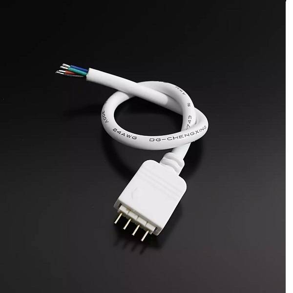 HHS-203  4-Pin LED Strip Connector  100pieces