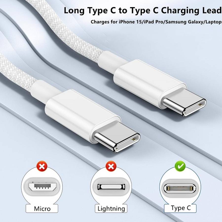 Treqa CH-9029 50W Dual PD Charger for Iphone 15/16 Pro Max With Type C cable