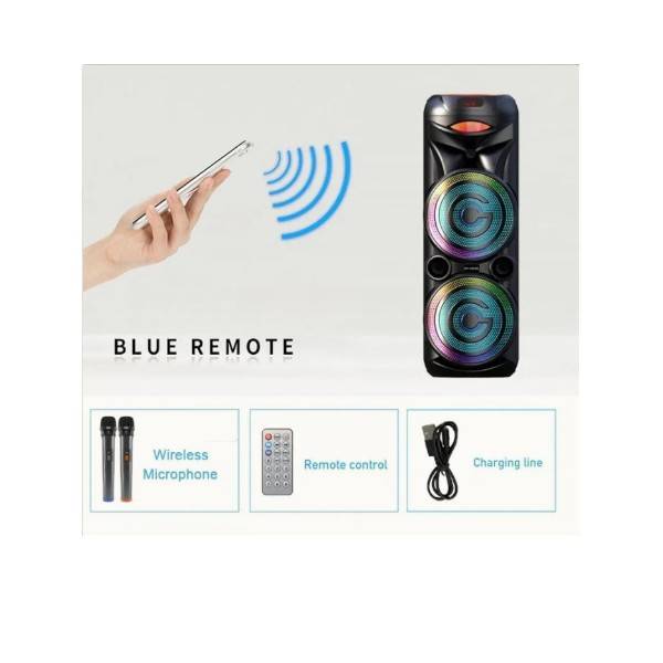 GY-1023G 10.5 RGB Bluetooth Karaoke Speaker With Microphone