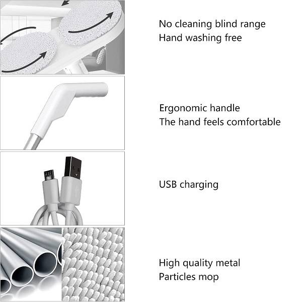 XM4 Rechargeable 2 Head Electronic Mop