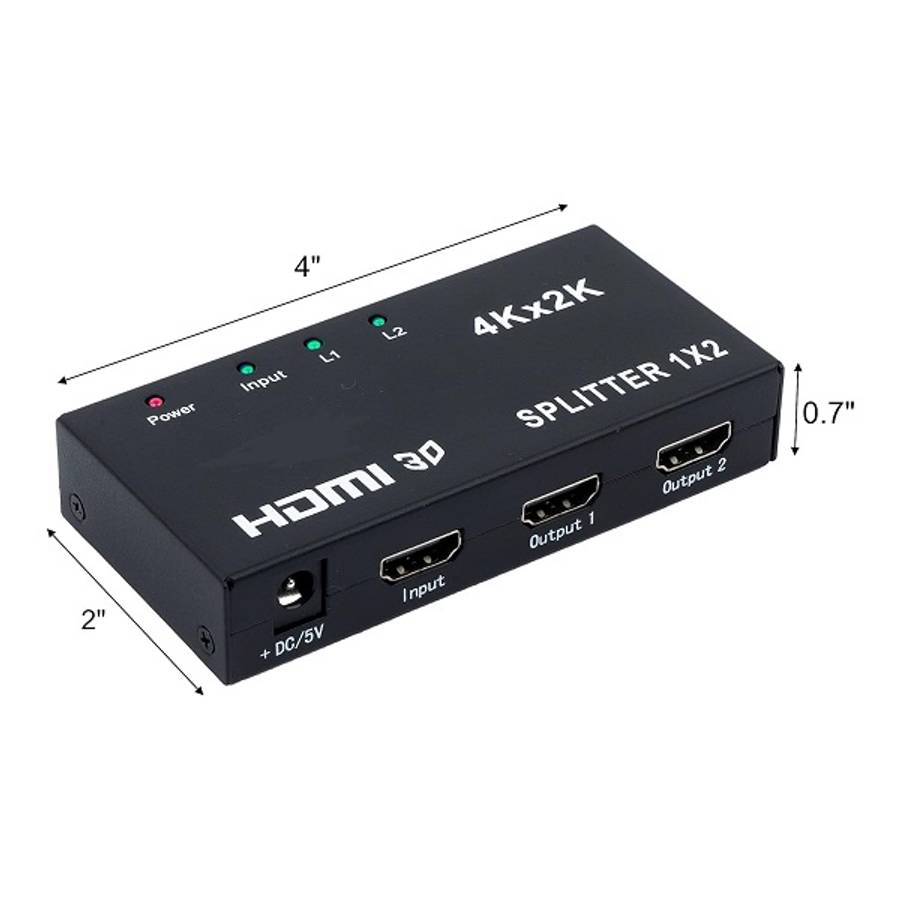 SE-L102 HDMI 4K 1 x 2 Splitter