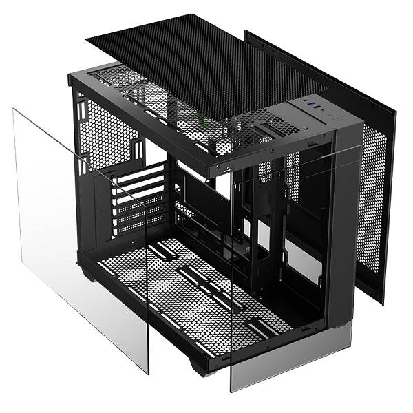 240-Black Plato Sea View Room Chassis Geforce RTX Micro ATX/Mini ITX HHD Slot x 1 SSD  Slots x 2 ...