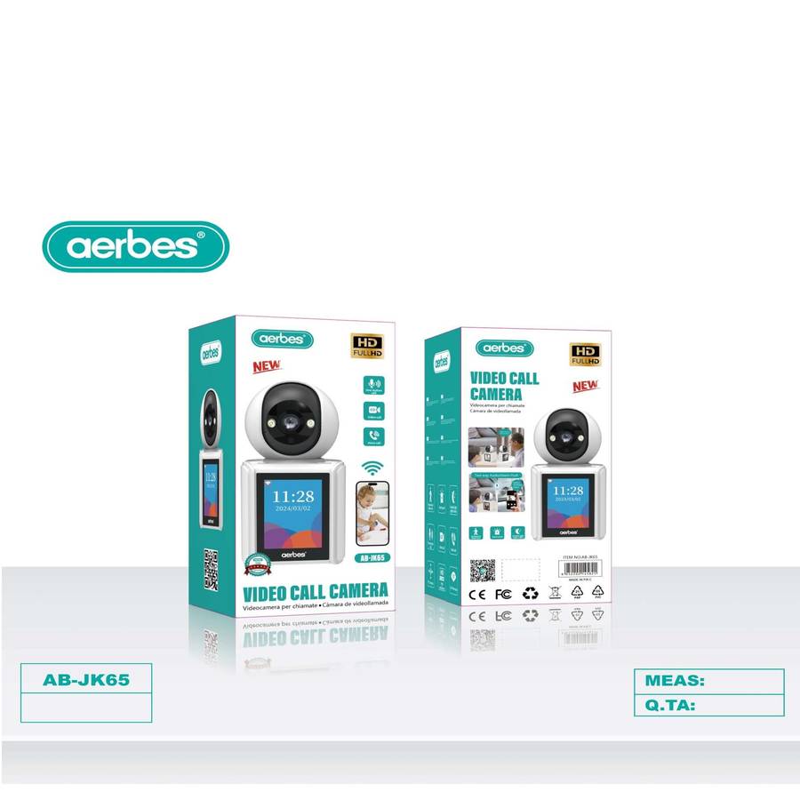 Aerbes AB-JK65 Video Call Monitoring Camera iCSee App