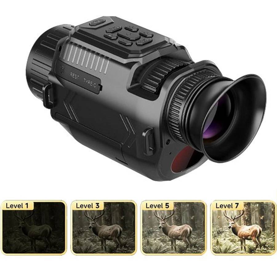 D15 4K 64MP Digital Infrared Night Vision Monocular With Focusing Lens