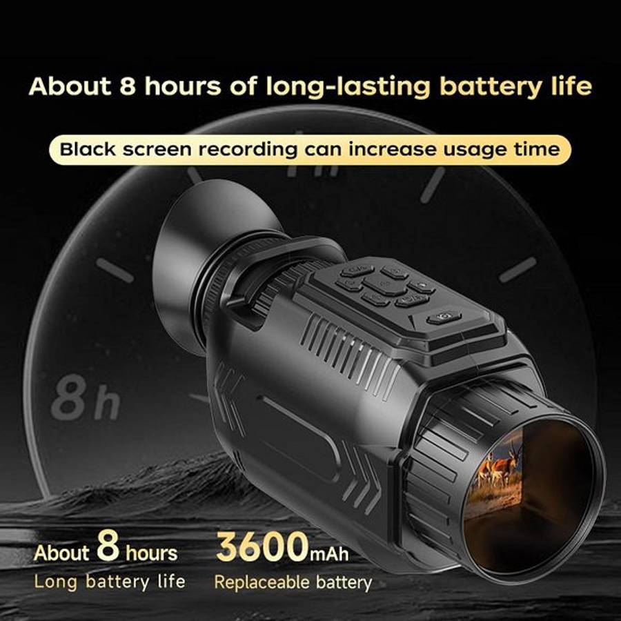 D15 4K 64MP Digital Infrared Night Vision Monocular With Focusing Lens
