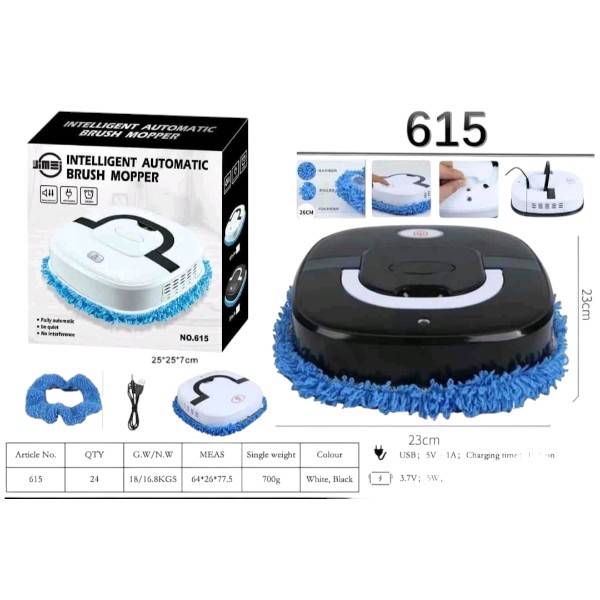 615 Rechargeable Intelligent Automatic Brush Mop