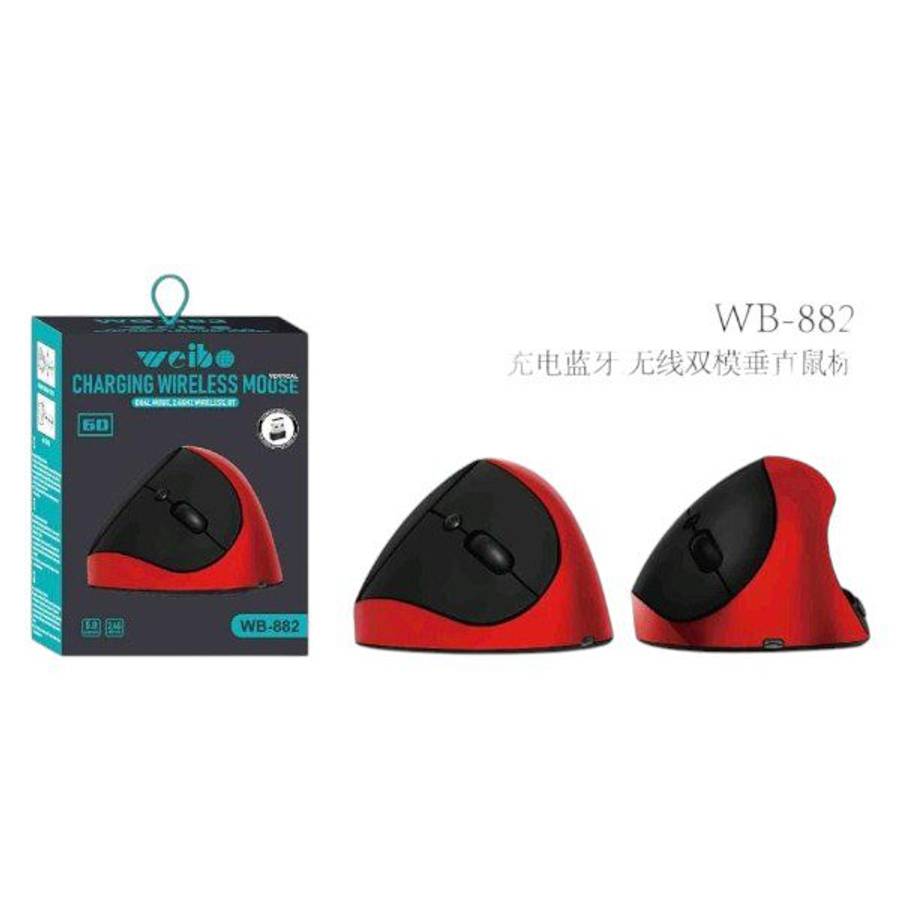 WB-882 Rechargeable 2.4ghz Wireless + Bluetooth Mouse 80/1200/1600 DPI