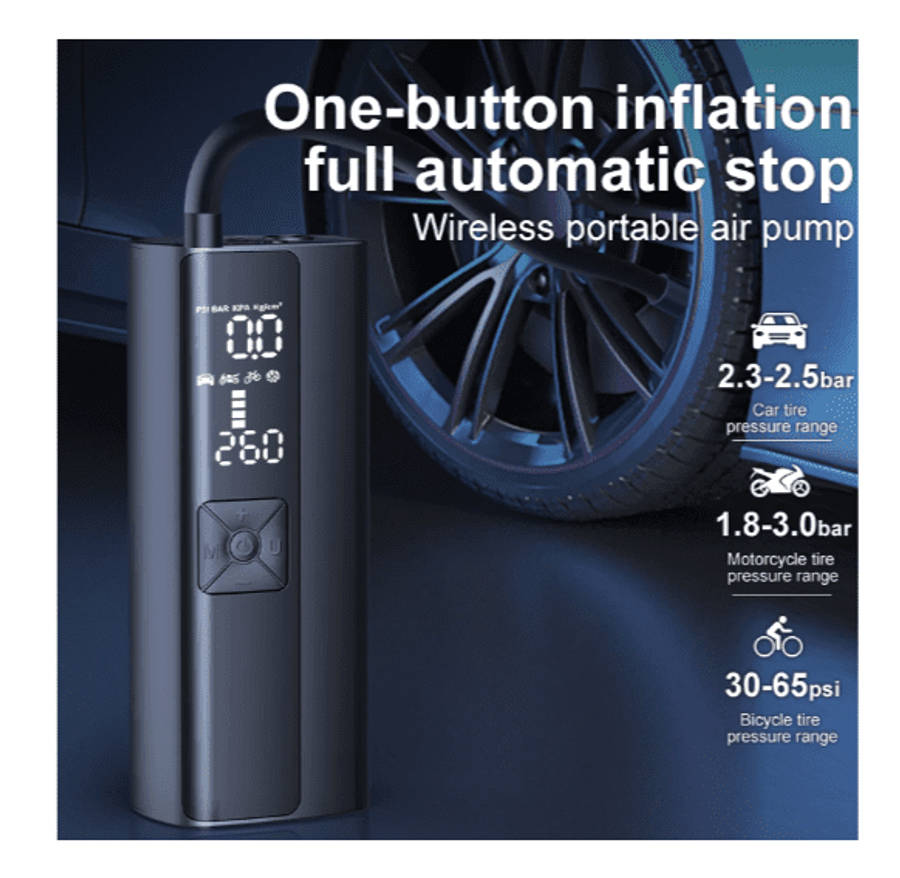 AB-CQ03 Aerbes Portable Rechargeable Tyre Pressure Air Pump