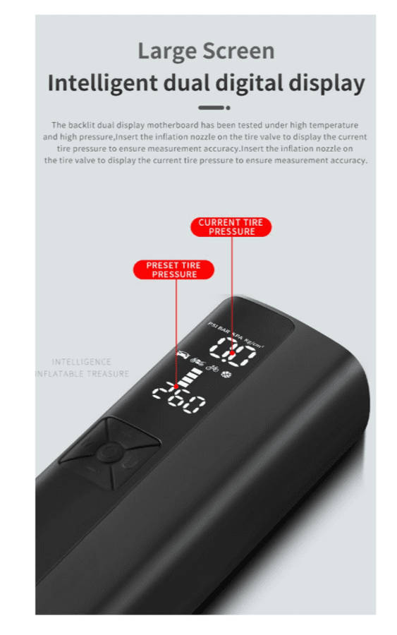 AB-CQ03 Aerbes Portable Rechargeable Tyre Pressure Air Pump
