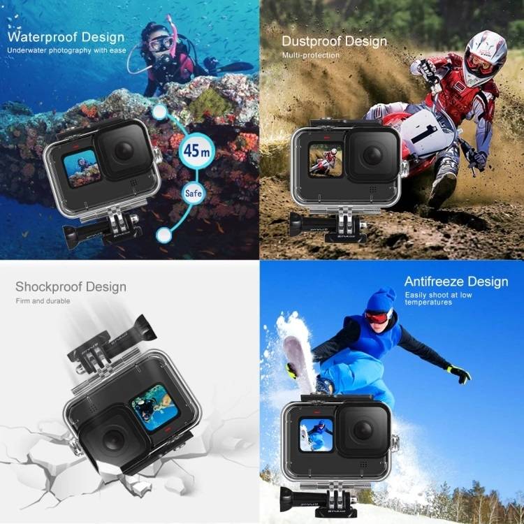 Puluz 45m Diving Waterproof Case For Go-pro HERO9