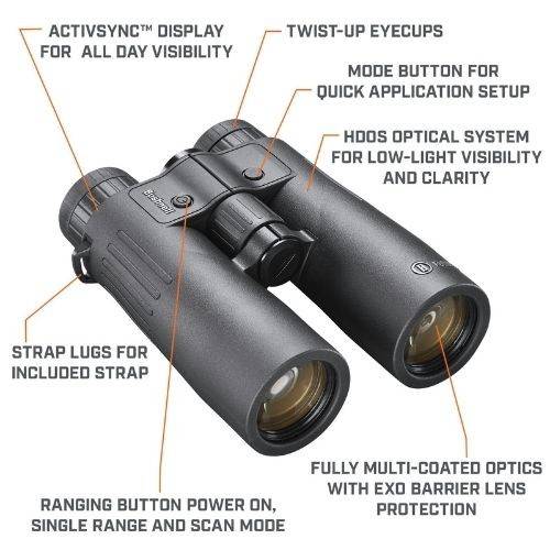 Bushnell FUSION X 10×42 RANGEFINDING BINOCULARS
