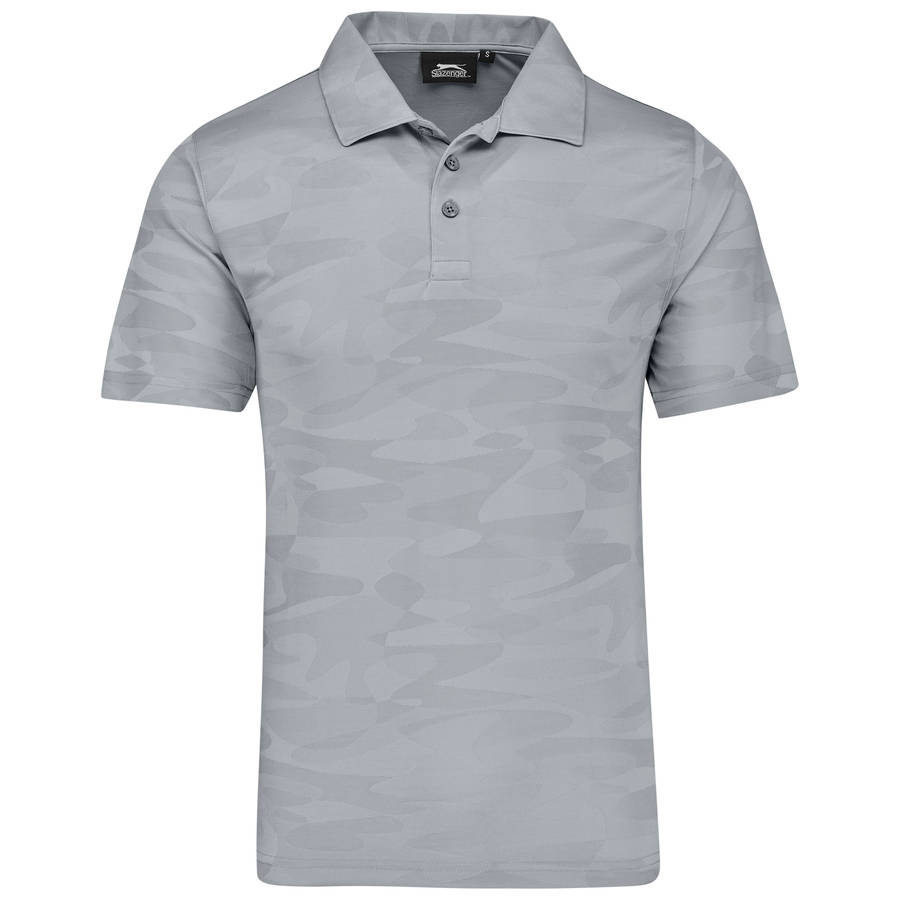 Supermoist Mens Volition Golf Shirt Grey - L
