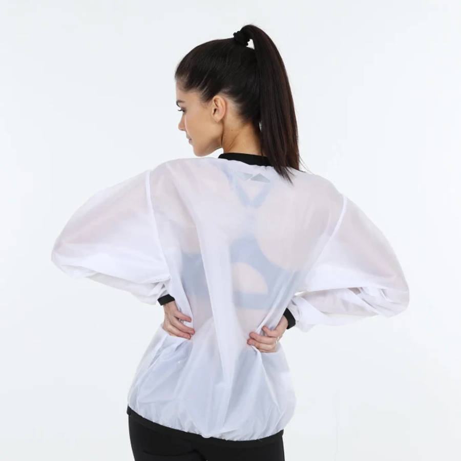 Supermoist Second Skin Foul Weather Run White - S