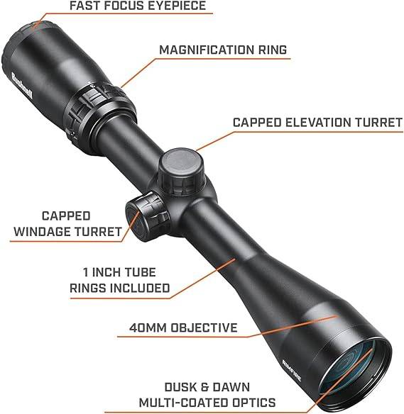 Bushnell RIMFIRE 3-9X40 DZ222 RETICLE