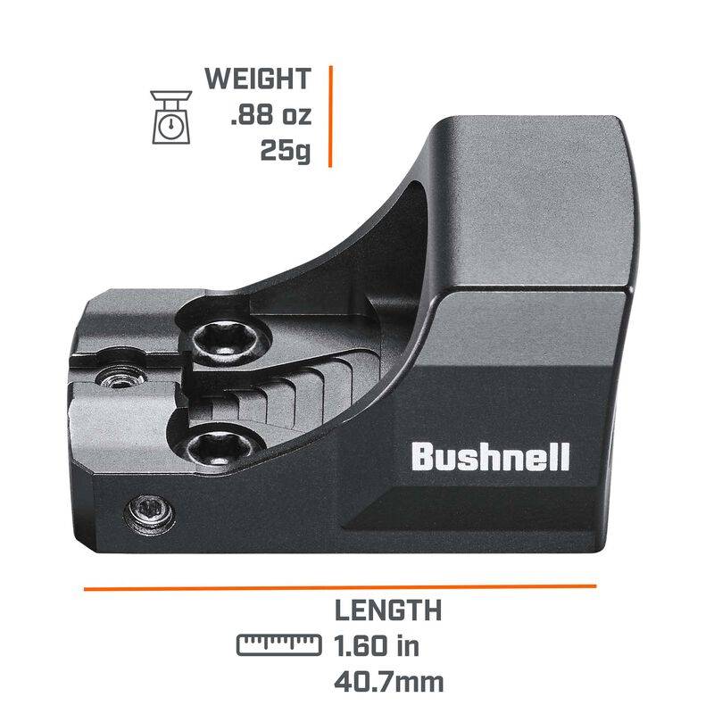 Bushnell RXC-200 6MOA RED DOT COMPACT BLK REFLEX