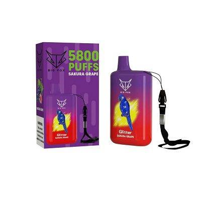 Big Fox Glitter Disposable Pods 5800 puffs 20mg