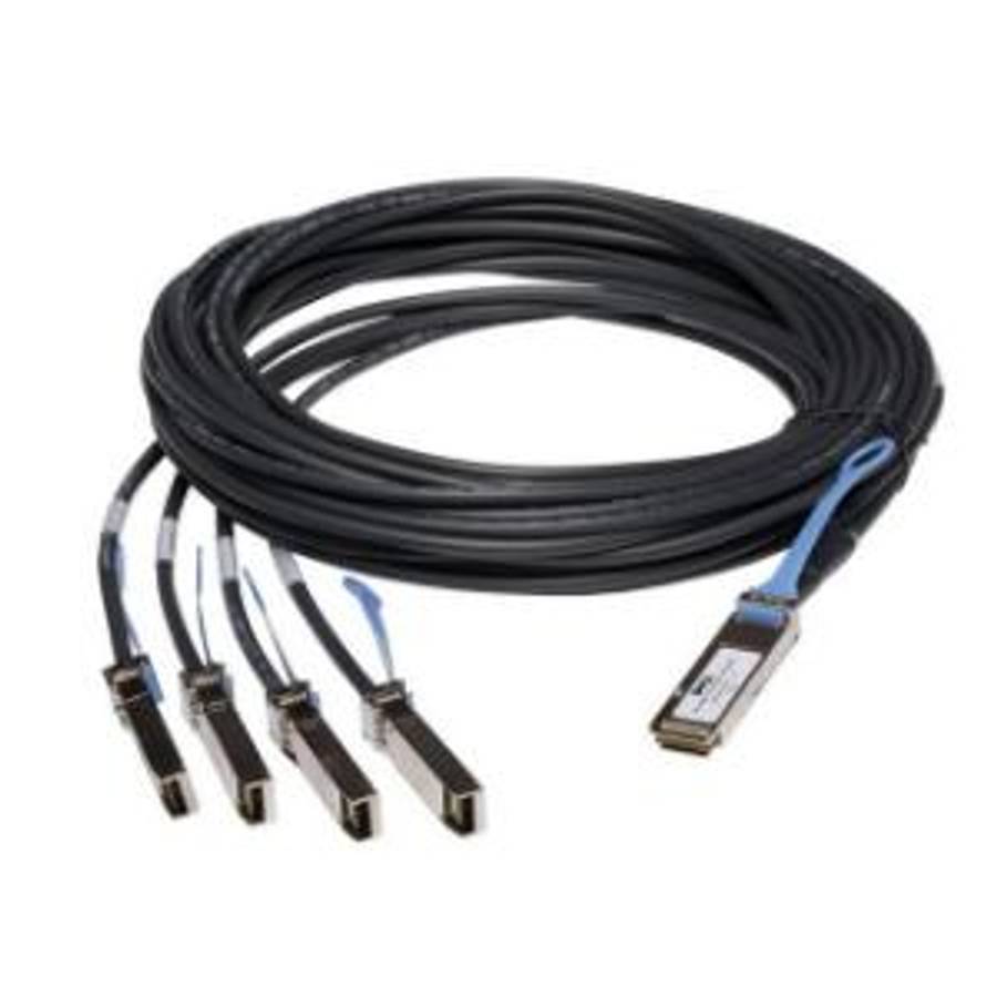 Dell Networking Cable |  40GbE QSFP+ to 4x10GbE SFP+ |  Passive Copper Breakout Cable |  DAC |  5Met