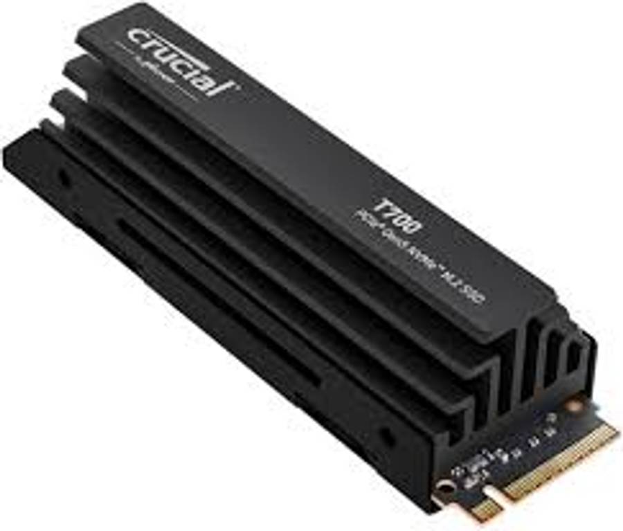 1TB Crucial T700, M.2-2280, PCIe 5.0, NVMe, Solid State Drive (With Heatsink)
