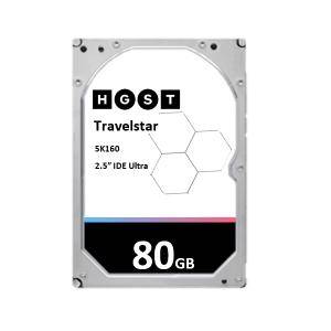 80GB HGST - Travelstar 5K160 5400 RPM 8MB Cache 2.5" IDE Ultra ATA10
