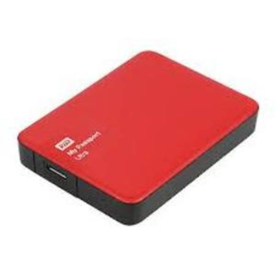 2TB WD My Passport Ultra 2.5", USB-3 External Mobile Drive (RED)