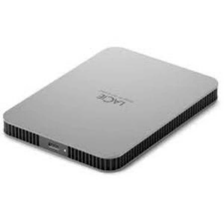 4TB LaCie |  3.5" |  USB-C 3.2 |  Portable External HD |  Silver (OEM Packaged/Not Retail)