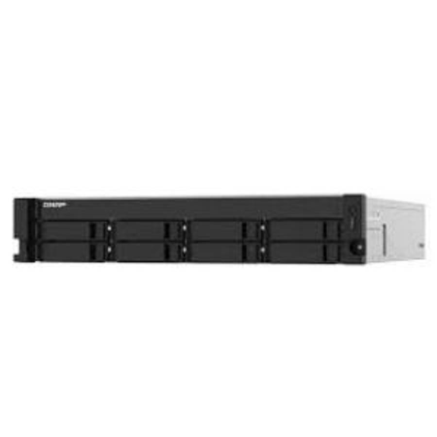 2U 8-Bay QNAP Short Depth 12" Rackmount NAS |  Intel Celeron N5095 Quad-Core |  4GB RAM |  8 x 3.5