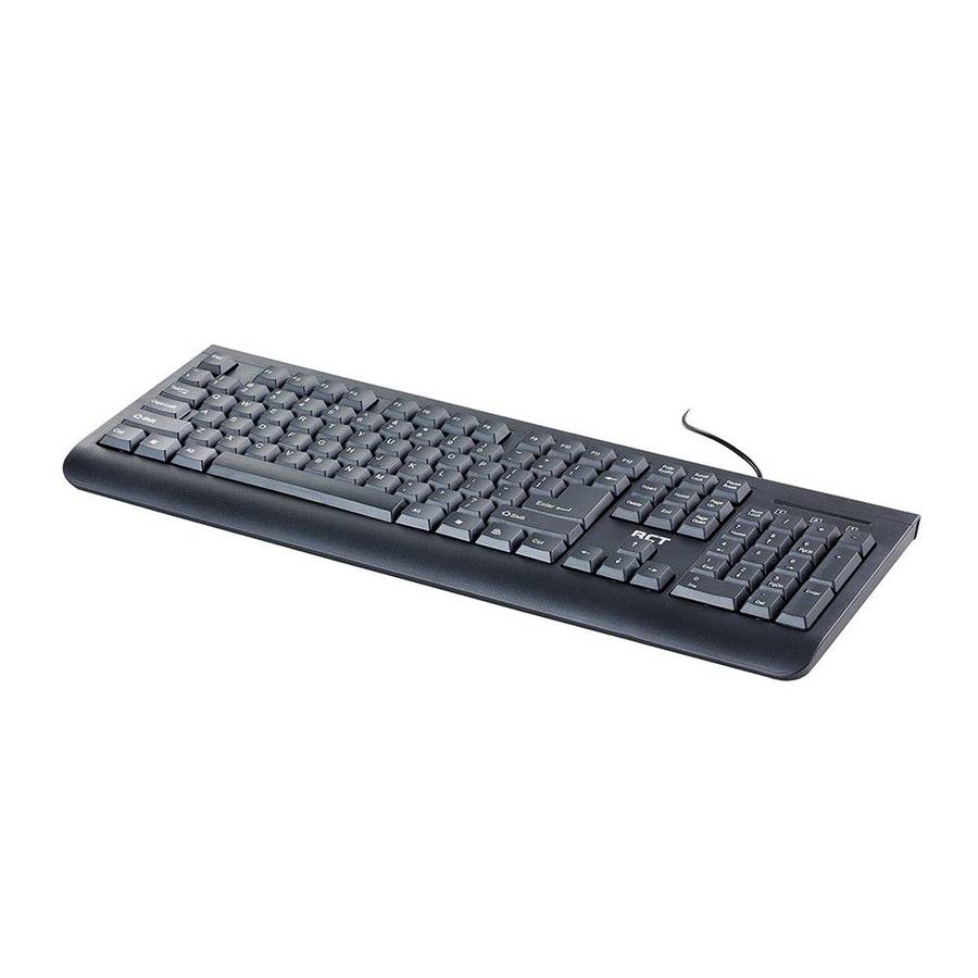 RCT K19 104 Key USB Keyboard - Black (Unboxed Deal)