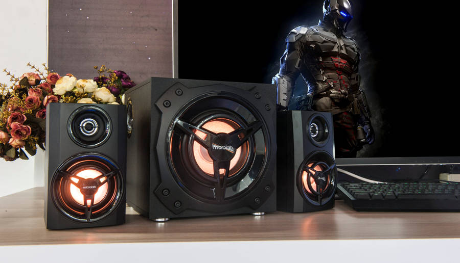 Microlab T11 2.1CH Bluetooth Speakers with LED (Unboxed Deal)