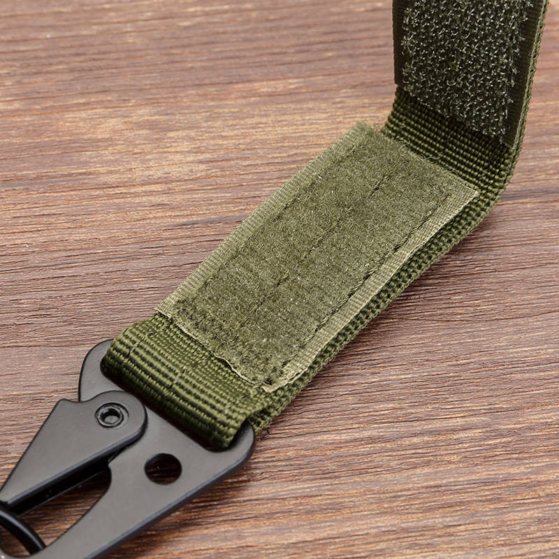 Men's canvas Colorful Keychain Military nylon metal Paste belts Cool buckle