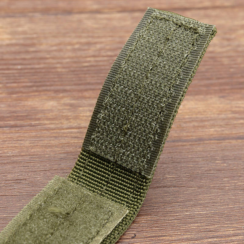 Men's canvas Colorful Keychain Military nylon metal Paste belts Cool buckle