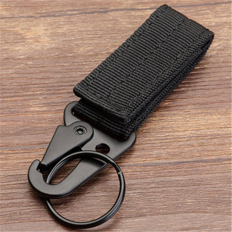 Men's canvas Colorful Keychain Military nylon metal Paste belts Cool buckle