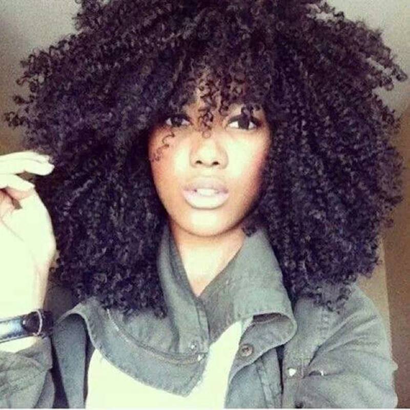 Curly Synthetic Lace Front Wigs Afro Kinky Curly Brazilian Wig