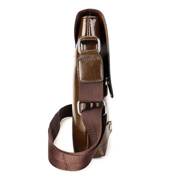 Men Business PU Casual Male Messenger Shoulder Crossbody Bag Briefcase