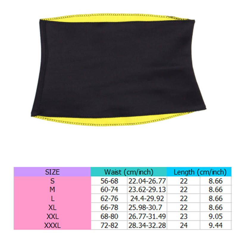 Hot Shapers Sports Fever Abdominal Body Shaping Sauna Abdomen Belts Lose Weight