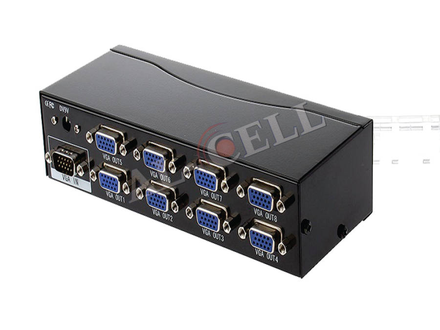 ZATECH Vga 8 Port Splitter Vga-2508