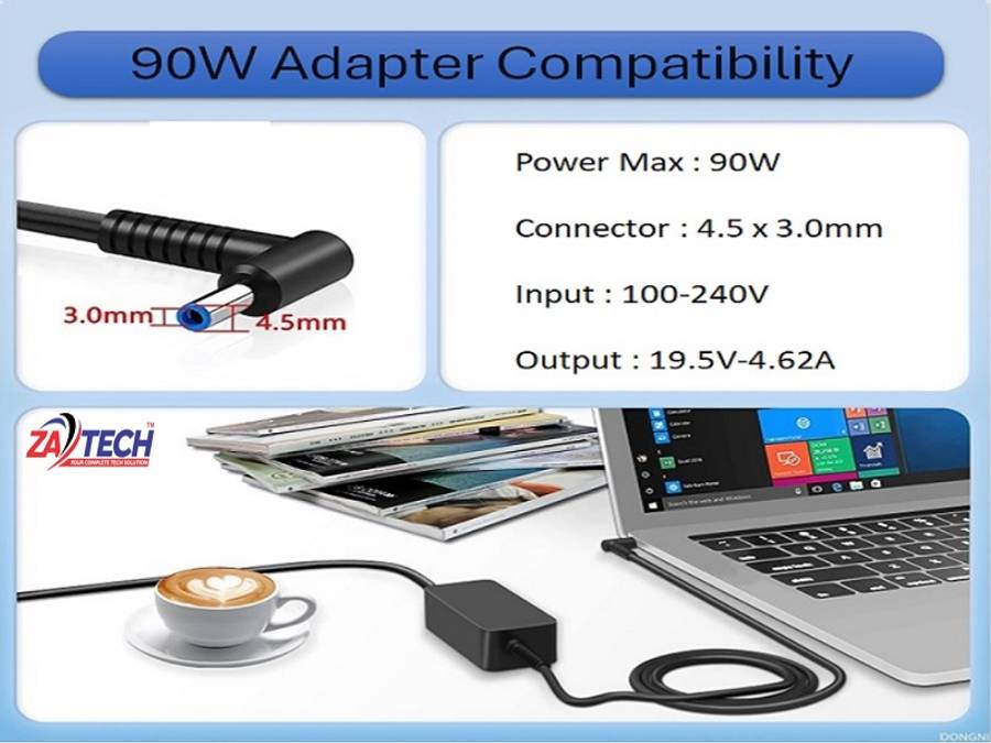 HP Laptop Charg 19.5V-4.62A Dc 4.5*3.0Mm